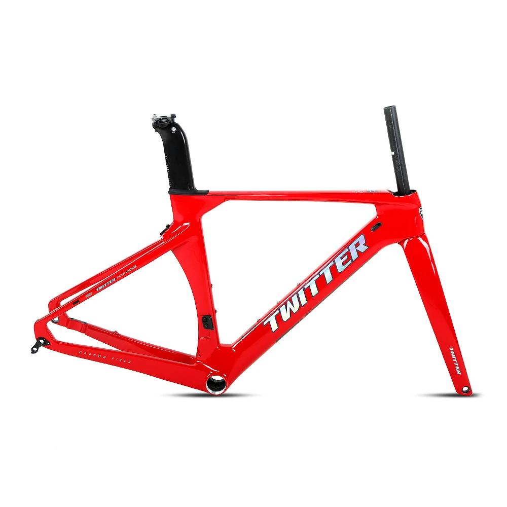 700C Carbon Fiber Road Bike Frame Disc Brake Thru Axle 12*142mm Aero Carbon Design Road Racing Bicycle Frame
700C Carbon Fiber Road Bike Frame Disc Brake Thru Axle 12*142mm Aero Carbon Design Road Racing Bicycle Frame