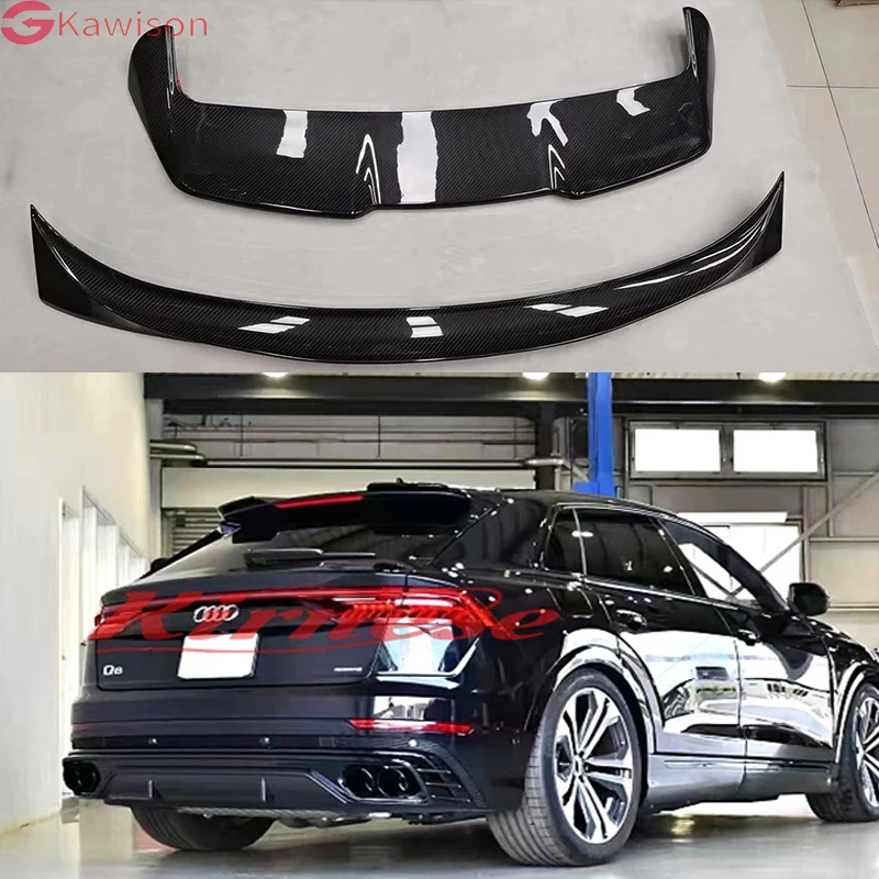 For Audi Q8 SQ8 2018 2019 2020 2021 2022 2023 High Quality Carbon Fiber Car Rear Wing Trunk Lip Roof Spoiler
For Audi Q8 SQ8 2018 2019 2020 2021 2022 2023 High Quality Carbon Fiber Car Rear Wing Trunk Lip Roof Spoiler