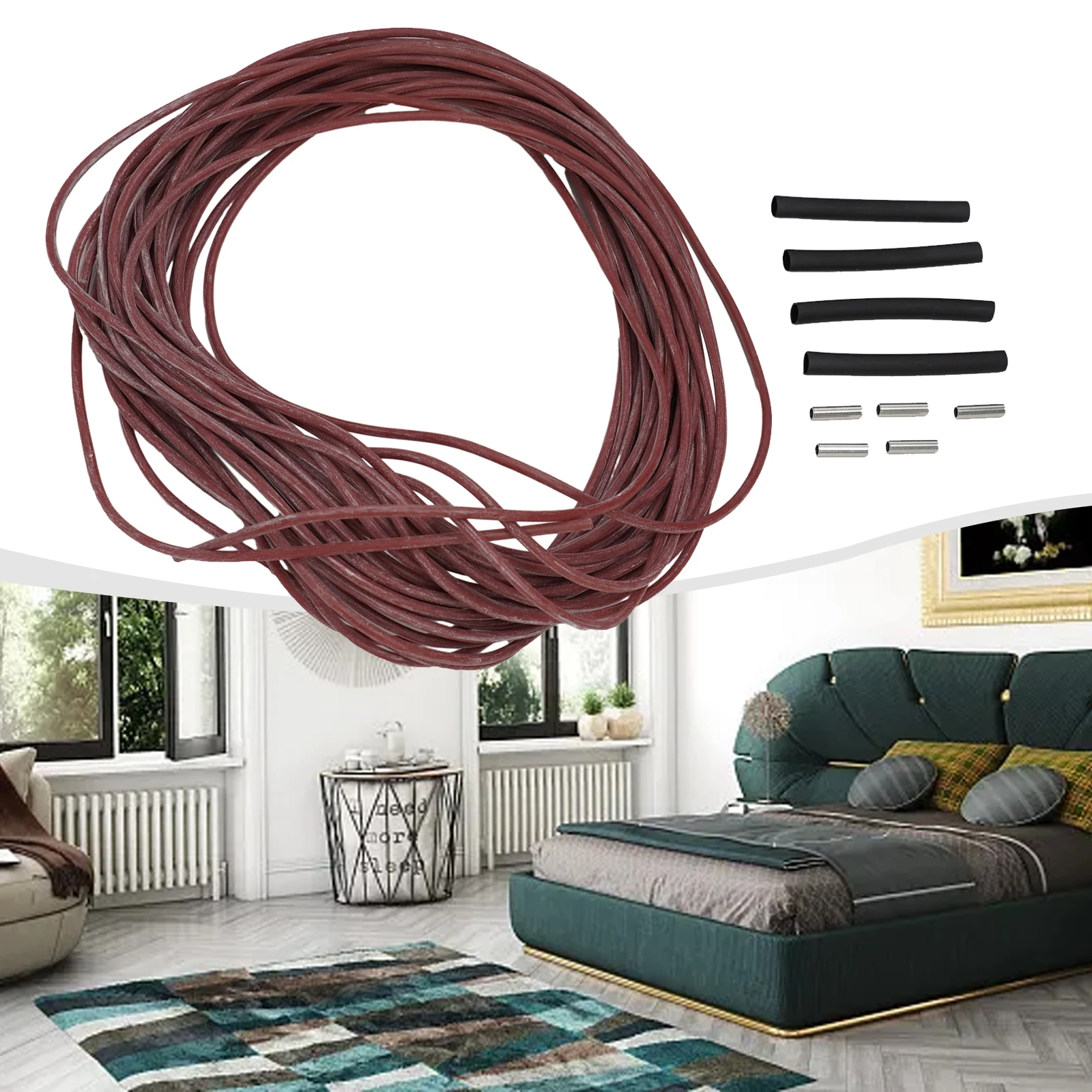 12K33Ω Carbon Fiber Electric Heating Tape Floor Heating Fiber Wire Sheath High Quality Carbon Fiber Heating Wire Durable
12K33Ω Carbon Fiber Electric Heating Tape Floor Heating Fiber Wire Sheath High Quality Carbon Fiber Heating Wire Durable