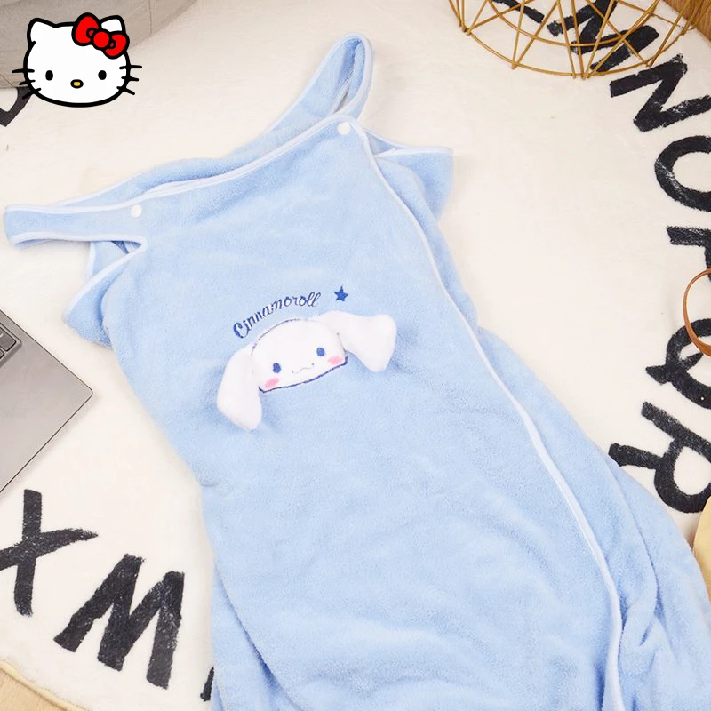 Cinnamoroll Ladies Bathrobe Kawaii Sanrio Anime Wearable Soft Quick Drying Bath Towel Girl Portable Dry Hair Cap Bath Skirt Gift
Cinnamoroll Ladies Bathrobe Kawaii Sanrio Anime Wearable Soft Quick Drying Bath Towel Girl Portable Dry Hair Cap Bath Skirt Gift