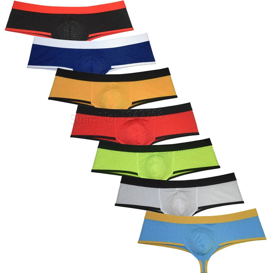 Mens Breath Holes Cheeky Boxers Underwear Breathable Boxer Sport Hipster Brazilain Bikini Briefs
Mens Breath Holes Cheeky Boxers Underwear Breathable Boxer Sport Hipster Brazilain Bikini Briefs