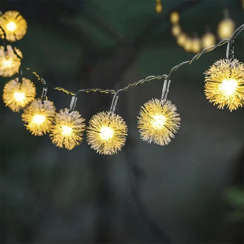 

Solar Lights Dandelion Light String Waterproof Outdoor Courtyard LED Colored Lights For Garden Villa Decor Tree Lights Landscape