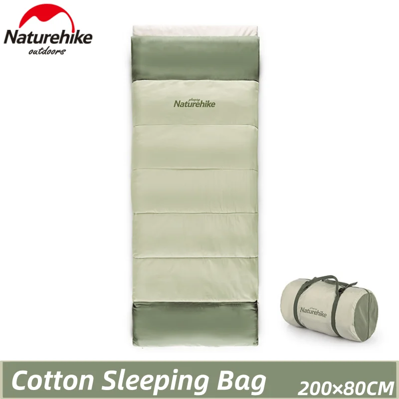 

Спальный мешок Naturehike, хлопковый, моющийся, для взрослых, для отдыха на открытом воздухе, походов, можно соединить, теплый и портативный