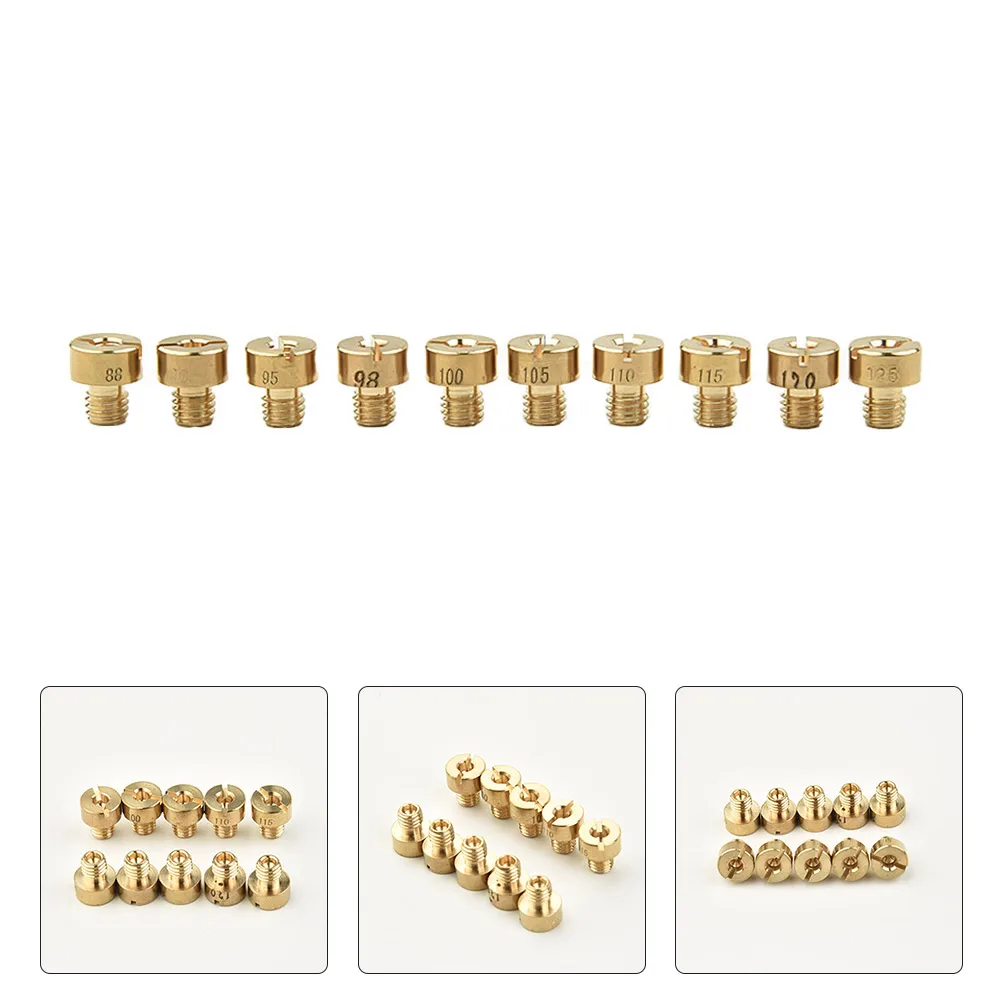 10pcs 9mm Main Jets Kits M5X0.75mm Thread For Dirt Bike Mikuni VM22 VM24 VM26 VM30 Engine Carburetor 125cc 150cc 200cc 250cc
10pcs 9mm Main Jets Kits M5X0.75mm Thread For Dirt Bike Mikuni VM22 VM24 VM26 VM30 Engine Carburetor 125cc 150cc 200cc 250cc