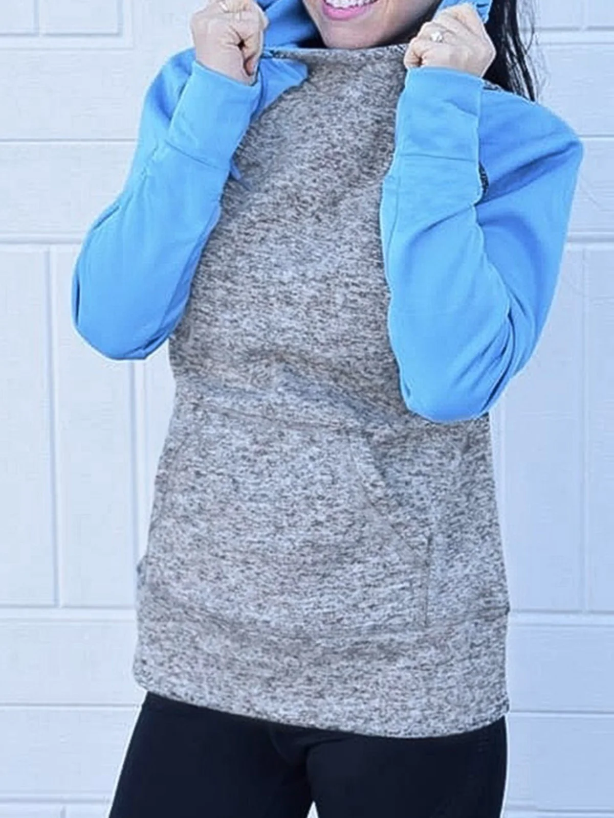 Color Block Kangaroo Pocket Hoodie 2023 Autumn Elegant Vintage Fashion New Women Long Sleeved Lazy Style Loose Streetwear
Color Block Kangaroo Pocket Hoodie 2023 Autumn Elegant Vintage Fashion New Women Long Sleeved Lazy Style Loose Streetwear