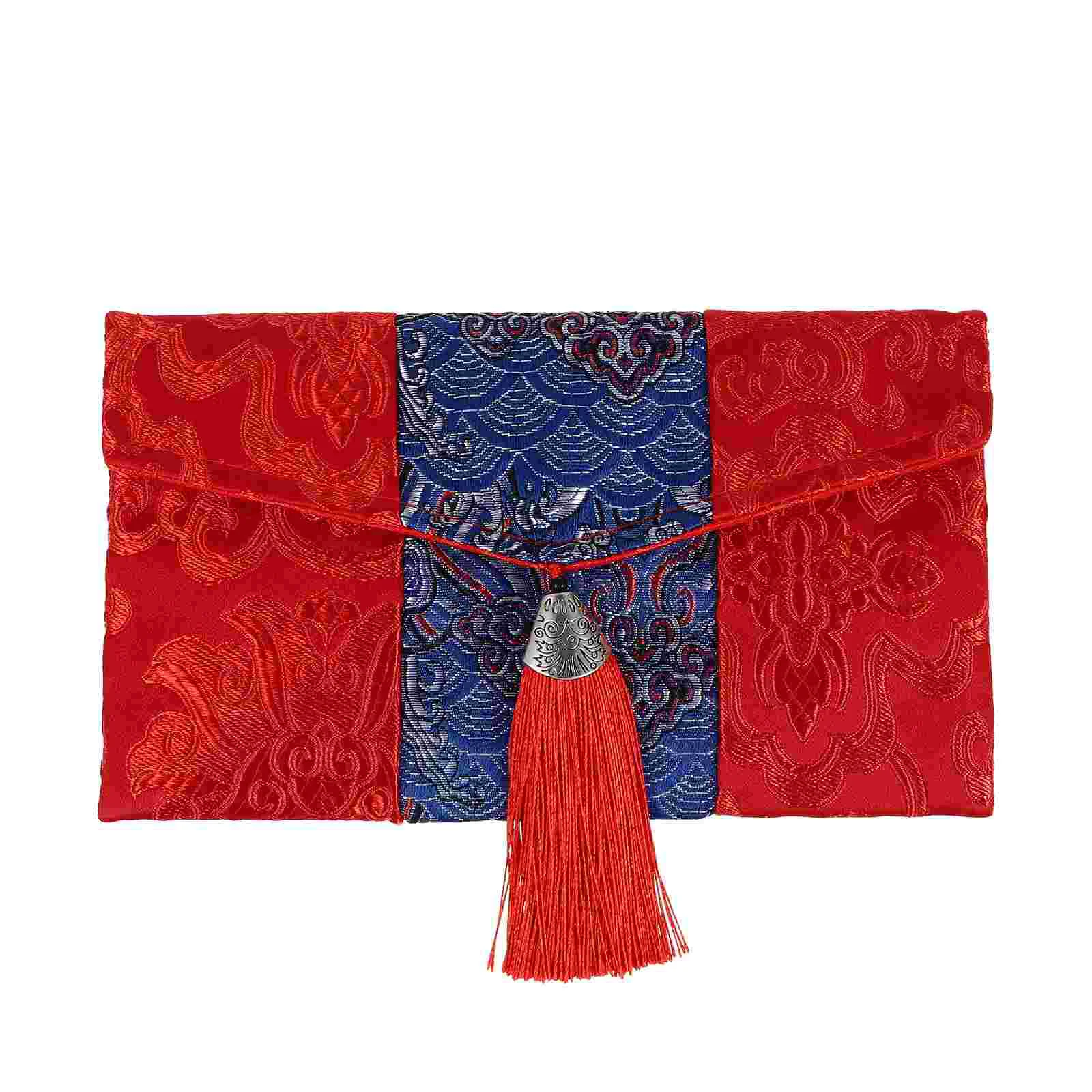 

Сумки Hongbao, тканевый красный конверт, женские кошельки, карманы для денег в китайском стиле