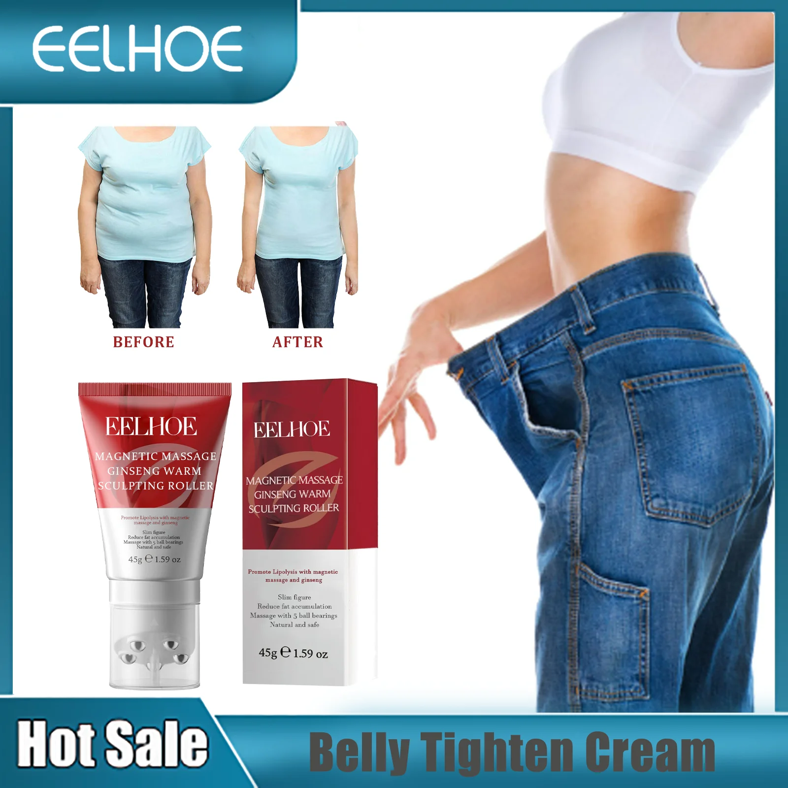 Fat Burning Cream Cellulite Removal Tighten Abdomen Slim Thigh Belly Leg Anti Sagging Loss Weight Firming Slimming Massage Cream
Fat Burning Cream Cellulite Removal Tighten Abdomen Slim Thigh Belly Leg Anti Sagging Loss Weight Firming Slimming Massage Cream