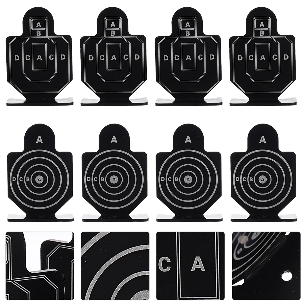 

Shooting Training Silhouette Shooting Metal Steel Targets Aluminum Alloy Exploding Targets Indoor For