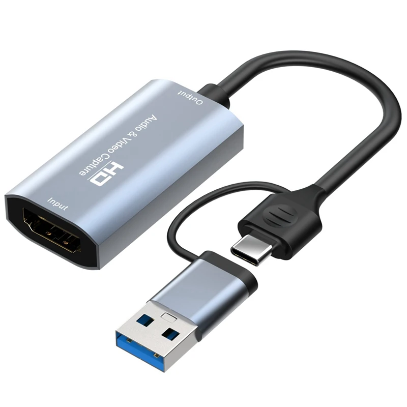 4K-совместима с Type-C + USB-картой для видеозахвата, карта для видеозахвата Аудио и видео в реальном времени
4K-совместима с Type-C + USB-картой для видеозахвата, карта для видеозахвата Аудио и видео в реальном времени