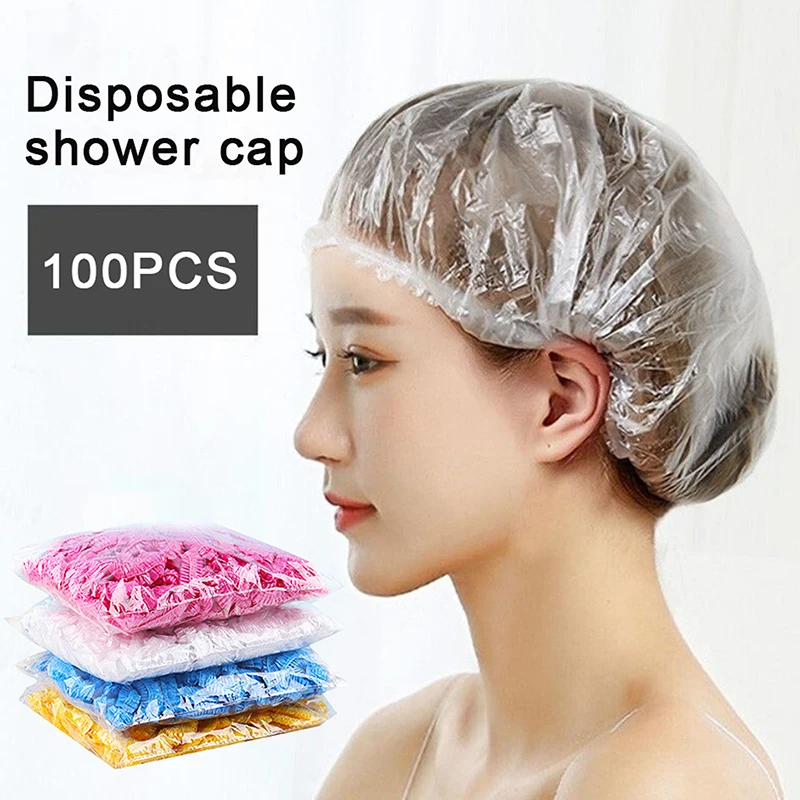 100/200/300x Disposable Shower Caps PE Plastic Waterproof Headgear Bathroom Spa Salon Hotel Hair Dye Women Elastic Hair Caps
100/200/300x Disposable Shower Caps PE Plastic Waterproof Headgear Bathroom Spa Salon Hotel Hair Dye Women Elastic Hair Caps