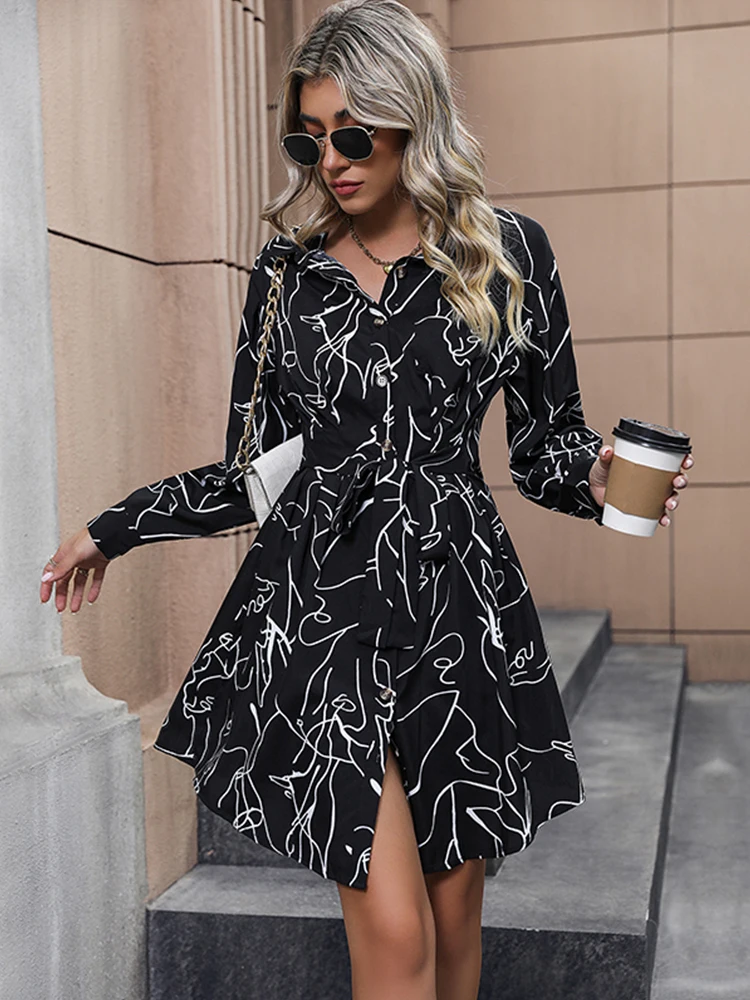 JIM & NORA Women's Dress Black Hand Painted Dresses 2023 Spring And Summer Sexy Elegant Fashion Long Sleeve Line Midi Dresses
JIM & NORA Women's Dress Black Hand Painted Dresses 2023 Spring And Summer Sexy Elegant Fashion Long Sleeve Line Midi Dresses