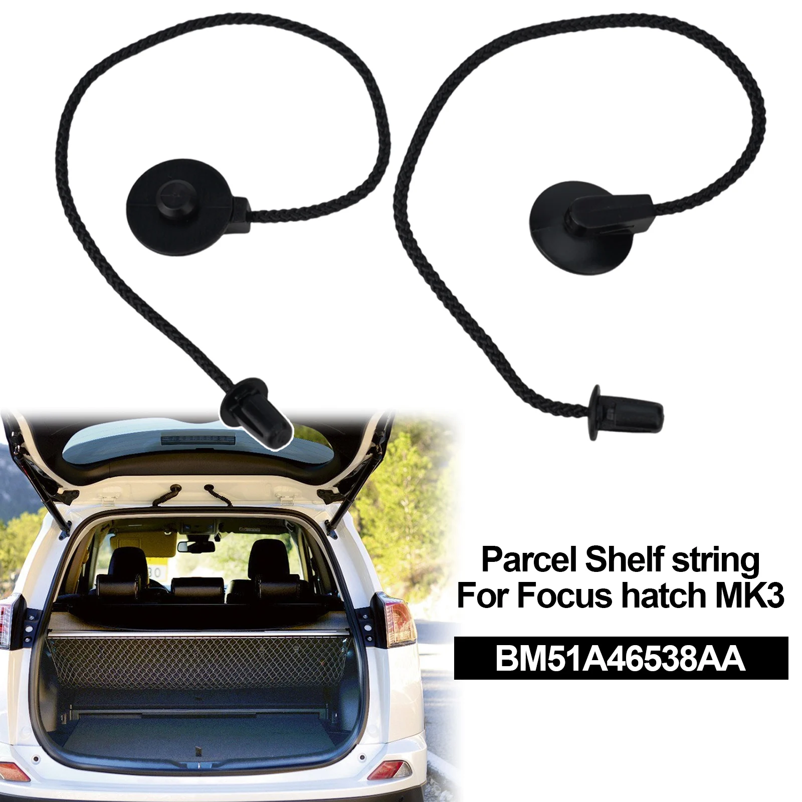 Pair Rear Inner Tonneau Hatch Cover Lift Strap String for Ford Focus 2012 2018, and Practical, MK3 Hatchback Compatible
Pair Rear Inner Tonneau Hatch Cover Lift Strap String for Ford Focus 2012 2018, and Practical, MK3 Hatchback Compatible