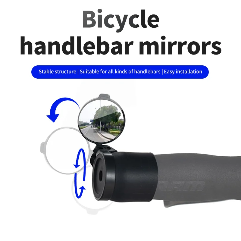 Bicycle Mini Rearview Mirror Adjustable Rotate Wide-Angle Cycling Handlebar Rear View Mirrors for MTB Road Bike Electric Scooter
Bicycle Mini Rearview Mirror Adjustable Rotate Wide-Angle Cycling Handlebar Rear View Mirrors for MTB Road Bike Electric Scooter