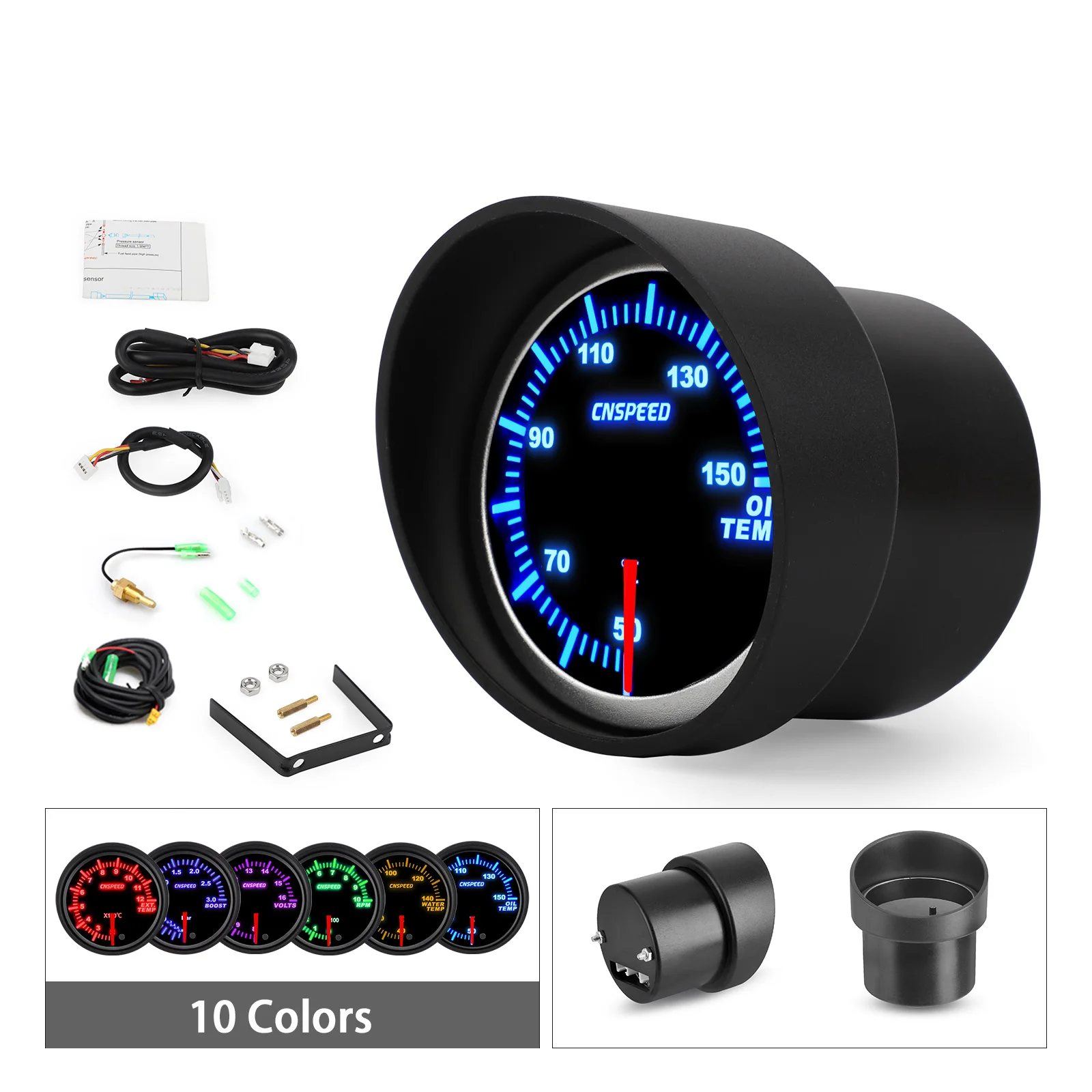 Universal 2" 52mm 10 Color Turbo Boost Gauge LED 12V Racing RPM Tachometer Water Oil Temperature Meter Red Pointer With Sensor
Universal 2" 52mm 10 Color Turbo Boost Gauge LED 12V Racing RPM Tachometer Water Oil Temperature Meter Red Pointer With Sensor