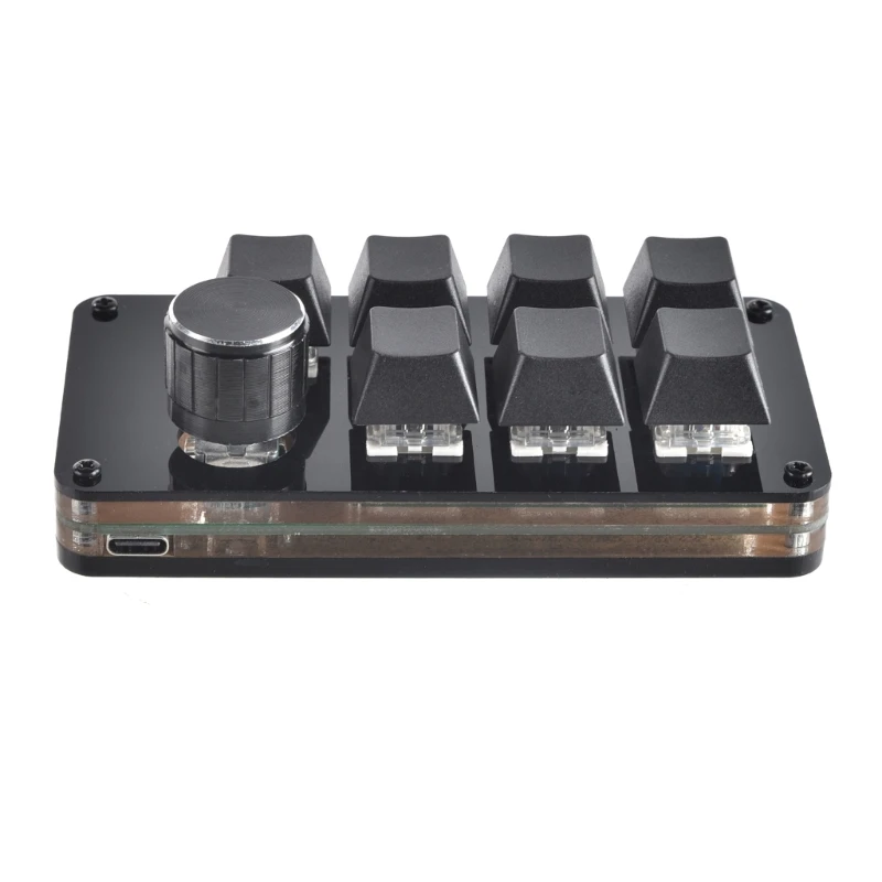 7 Keys Black Mini Keypad Numpad Mechanical Keyboard Programming Macro Keyboard
7 Keys Black Mini Keypad Numpad Mechanical Keyboard Programming Macro Keyboard