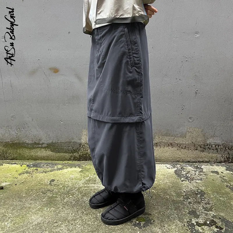 Gray Cargo Skirt Women Vintage Skirt Straight Cut Skirt Summer New Arrivals Y2k Streetwear Loose Solid Long Skirts Woman Clothes
Gray Cargo Skirt Women Vintage Skirt Straight Cut Skirt Summer New Arrivals Y2k Streetwear Loose Solid Long Skirts Woman Clothes
