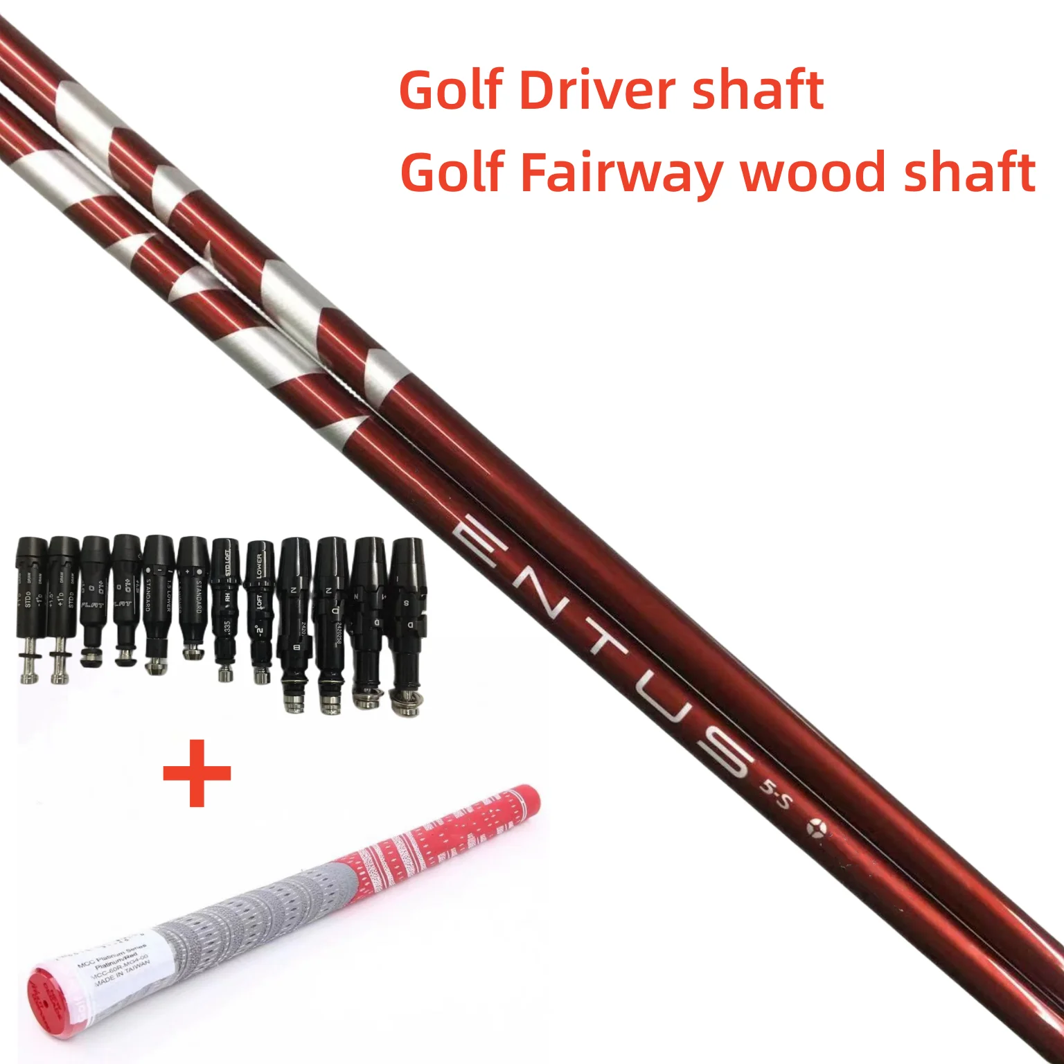 

New Golf clubs fuji VE shaft red 5/6 graphite material golf driver and Fairway woods shaft Install adapter and grip