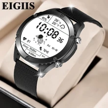EIGIIS New Smart watch Men Full Touch Screen Heart rate Blood pressure Sport Fitness Watch Bluetooth for Android iOS smart watch
EIGIIS New Smart watch Men Full Touch Screen Heart rate Blood pressure Sport Fitness Watch Bluetooth for Android iOS smart watch