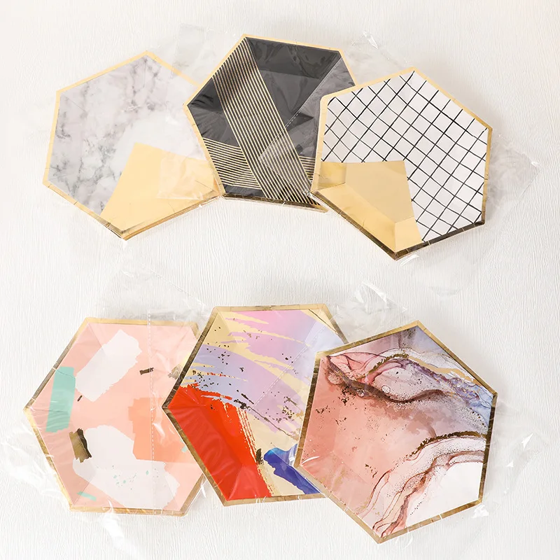 20X23cm 12Pcs Disposable Hexagonal 9 inch Paper Healthy And Environmentally Friendly Dining Plate For Gatherings Party Supplies
20X23cm 12Pcs Disposable Hexagonal 9 inch Paper Healthy And Environmentally Friendly Dining Plate For Gatherings Party Supplies