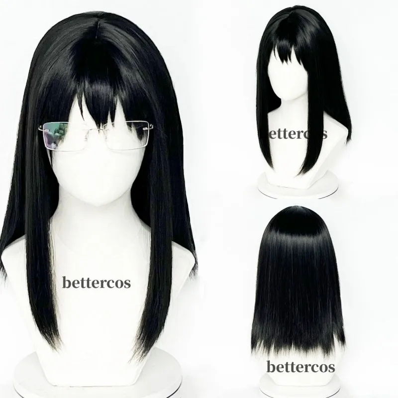 

Парик для косплея из аниме Shimizu Kiyoko, короткий черный парик, термостойкие синтетические волосы, искусственные волосы, головной убор