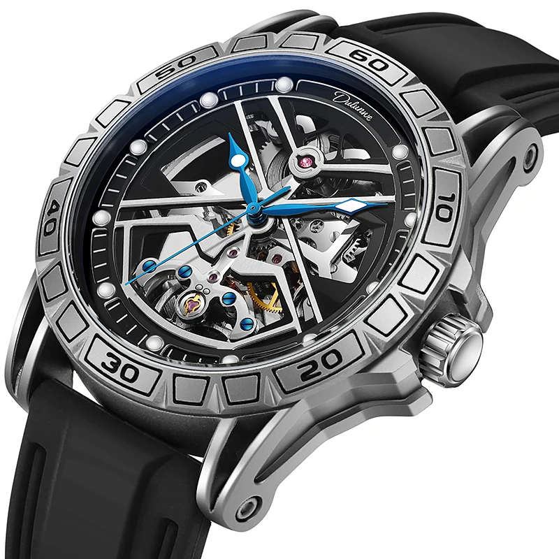 Luxury Men's Sports Tourbillon Watches Male Luminous Waterproof Automatic Mechanical Watch For Men Silicone Strap Reloj Hombre
Luxury Men's Sports Tourbillon Watches Male Luminous Waterproof Automatic Mechanical Watch For Men Silicone Strap Reloj Hombre