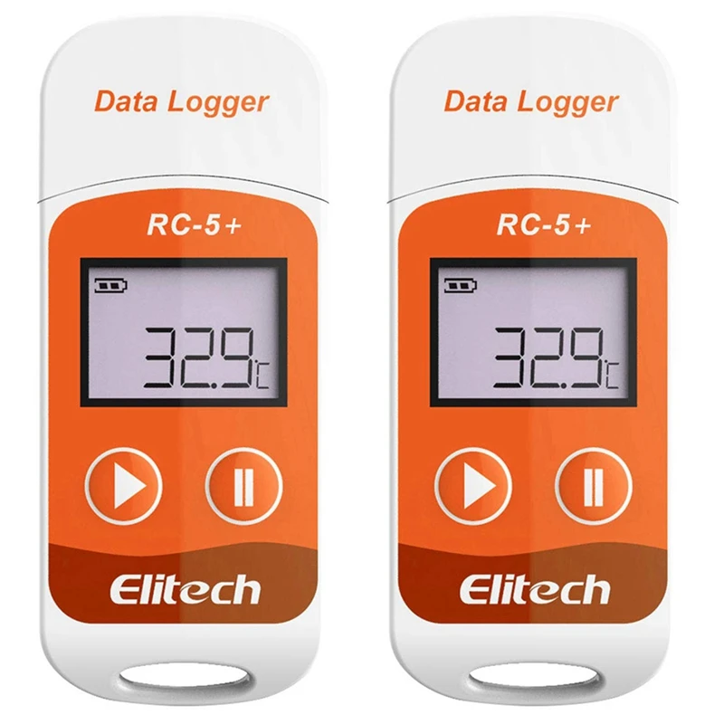 2X Elitech RC-5+ PDF USB Temperature Data Logger Reusable Recorder 32000 Points For Refrigeration, Cold Chain Transport
2X Elitech RC-5+ PDF USB Temperature Data Logger Reusable Recorder 32000 Points For Refrigeration, Cold Chain Transport