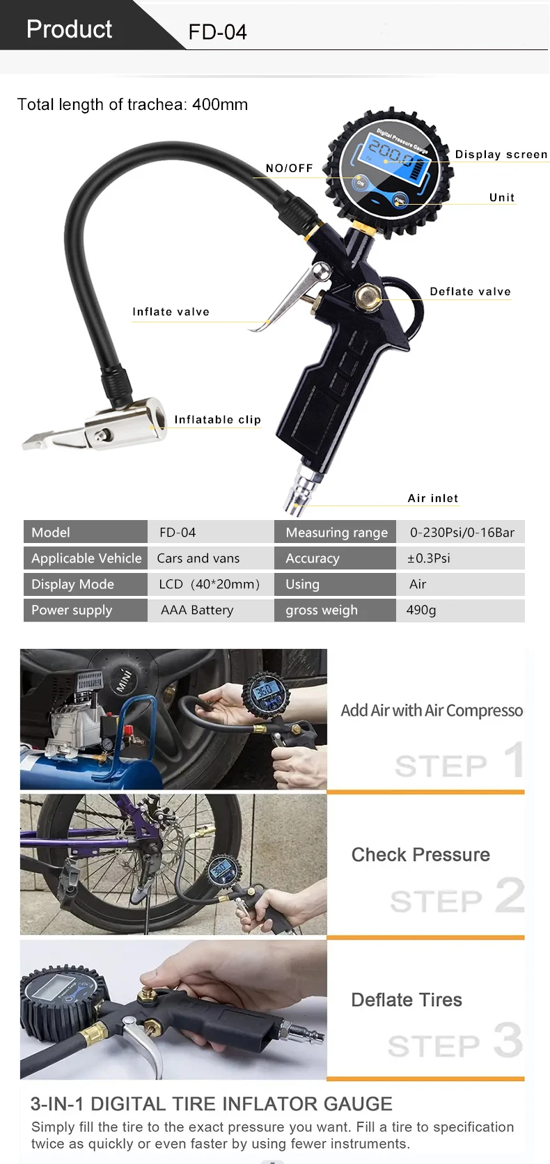 Car Tire Pressure Gauge Air Inflator US/EU Vehicle Tester Monitoring Manometer Motorcycle Bike LCD Digital Test Inflation 11 Mallzona S9fd511f155ff4232b235c57dd05a11c8v Car Tire Pressure Gauge Air Inflator US/EU Vehicle Tester Monitoring Manometer Motorcycle Bike LCD Digital Test Inflation Mallzona
