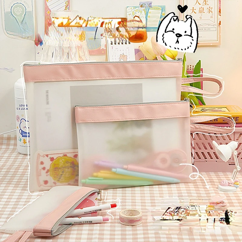 A4/a5 Soft Portable Tpu Zipper File Folder Transparent Waterproof Frosted Document Folder Pu Leather Rope Storage Bag
A4/a5 Soft Portable Tpu Zipper File Folder Transparent Waterproof Frosted Document Folder Pu Leather Rope Storage Bag