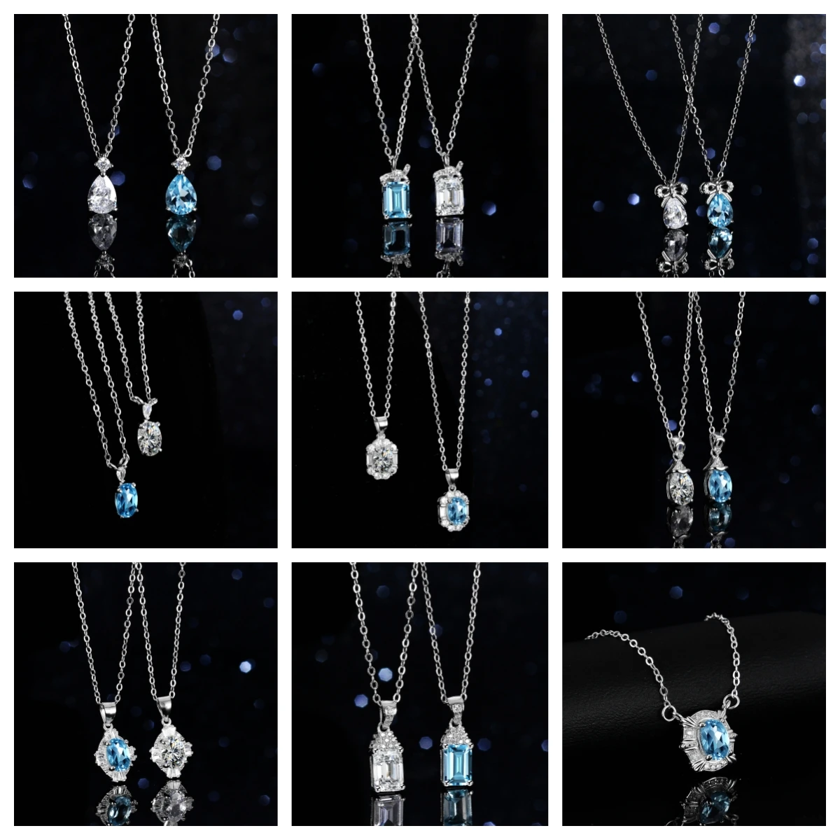 Luxury Jewelry VVS Moissanite 1CT Brilliant Couple Pendant 925 Sterling Silver Jewelry Real Certified items With Free Shipping
Luxury Jewelry VVS Moissanite 1CT Brilliant Couple Pendant 925 Sterling Silver Jewelry Real Certified items With Free Shipping