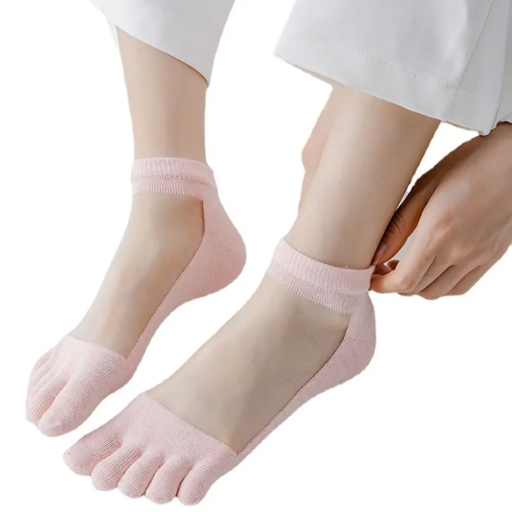 Thin Split Toe Transparent Cotton Mesh Socks For Women Five Toe Middle Tube Socks Toe Socks Female Hosiery Five Finger Socks
Thin Split Toe Transparent Cotton Mesh Socks For Women Five Toe Middle Tube Socks Toe Socks Female Hosiery Five Finger Socks