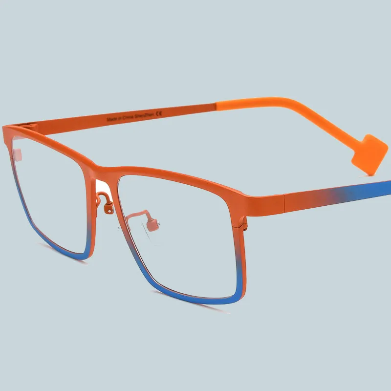 

Multi-color Ultra-light Pure Titanium Myopia Square Glasses Frame Personality Niche Retro Gradient Can Be Matched with Degrees.