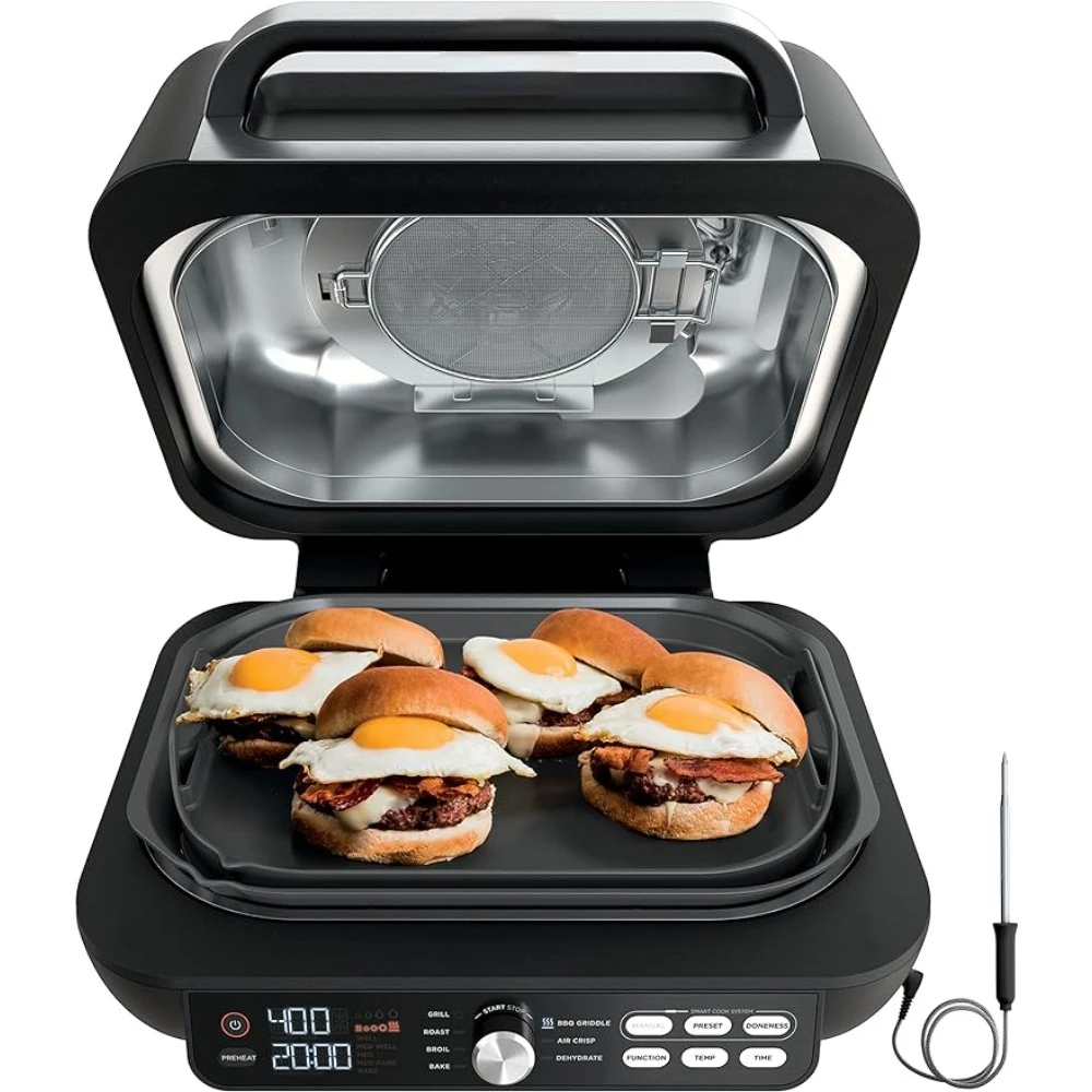 Smart XL Pro 7-in-1 Indoor Grill/Griddle Combo, use Opened or Closed, Air Fry, Dehydrate & More, Pro Power
Smart XL Pro 7-in-1 Indoor Grill/Griddle Combo, use Opened or Closed, Air Fry, Dehydrate & More, Pro Power