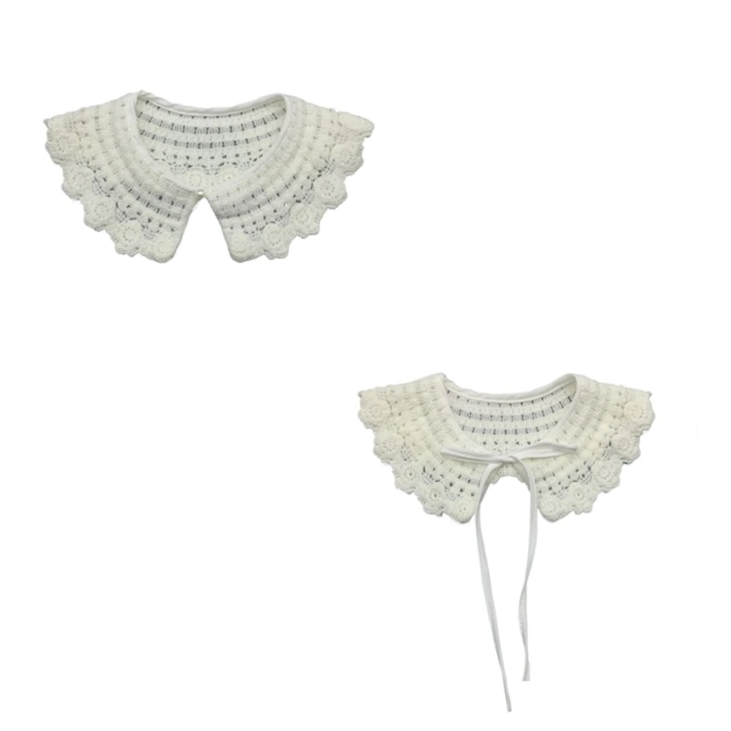 Japanese Kids Girls Fake Collar Shawl Scarf Hollowed Knitted Flower Vintage Shoulder Wrap Decorative Half Shirt Capelet
Japanese Kids Girls Fake Collar Shawl Scarf Hollowed Knitted Flower Vintage Shoulder Wrap Decorative Half Shirt Capelet