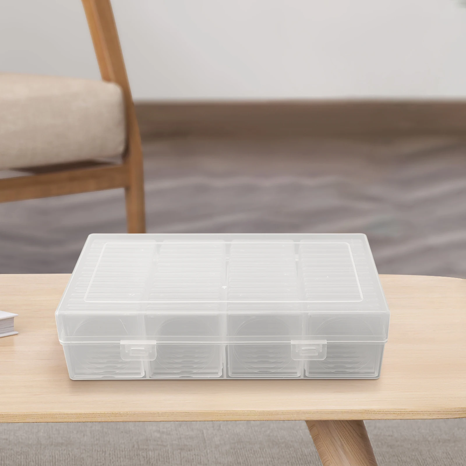 60pcs 40mm Collection Organizer Storage Box With Adjustable Foam Liner Coin Capsule Case Container Square Collectable Organizer
60pcs 40mm Collection Organizer Storage Box With Adjustable Foam Liner Coin Capsule Case Container Square Collectable Organizer