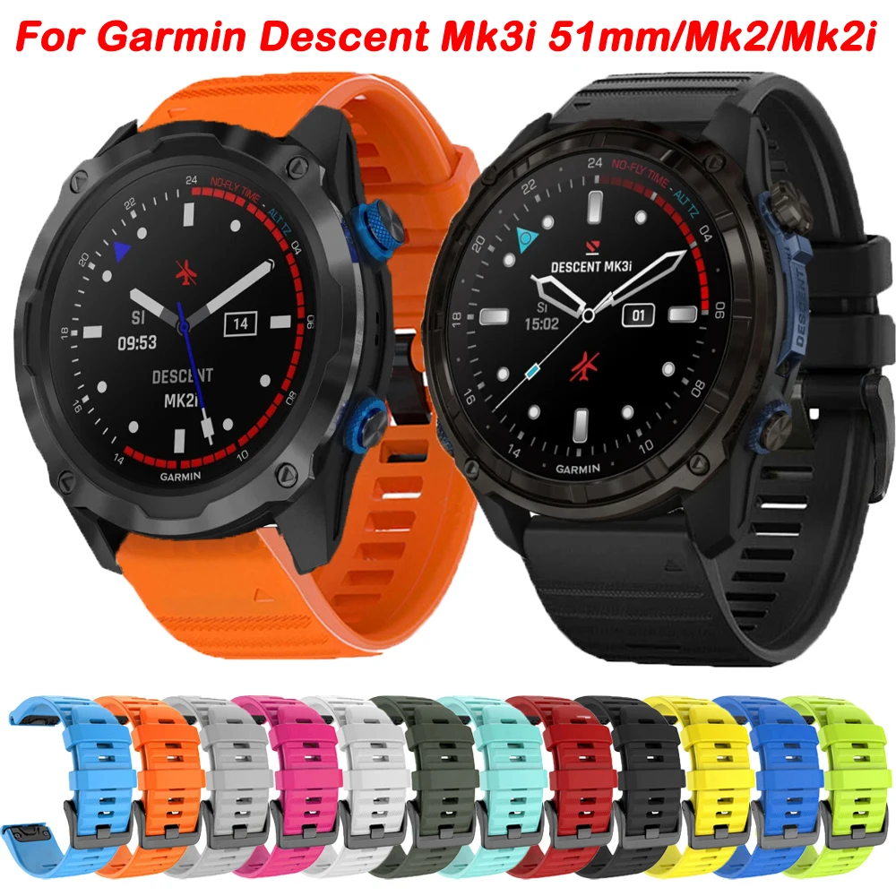 Quickfit 22 26mm Silicone Smart Watch Band For Garmin Descent Mk3i 51mm Mk2i Mk2/Fenix 6X 6 7X 7 Pro 5X 5 Correa Sports Strap
Quickfit 22 26mm Silicone Smart Watch Band For Garmin Descent Mk3i 51mm Mk2i Mk2/Fenix 6X 6 7X 7 Pro 5X 5 Correa Sports Strap