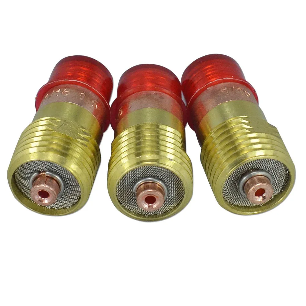 17GL116 TIG короткая газовая линза 1,6 мм подходит для SR WP 17 18 26 TIG Сварочная горелка 3pk
17GL116 TIG короткая газовая линза 1,6 мм подходит для SR WP 17 18 26 TIG Сварочная горелка 3pk