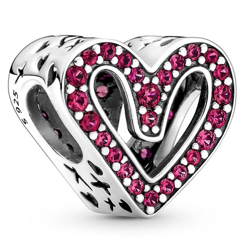 Original Sparkling Ruby Red Freehand Heart Beads Charm Fit Pandora Women 925 Sterling Silver Europe Bracelet Bangle Diy Jewelry
Original Sparkling Ruby Red Freehand Heart Beads Charm Fit Pandora Women 925 Sterling Silver Europe Bracelet Bangle Diy Jewelry