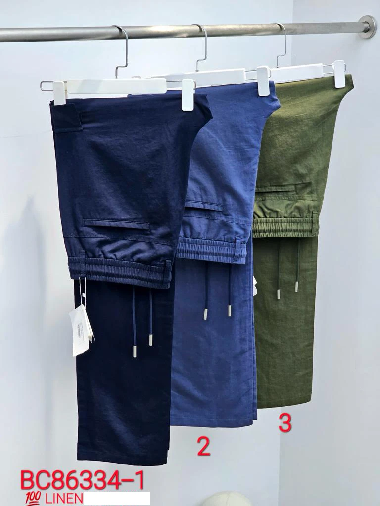 

BILLIONAIRE OECHSLI Pants Linen BC thin men 2024 Spring Summer New Casual Breathable comfort Straight high quality big 31-40