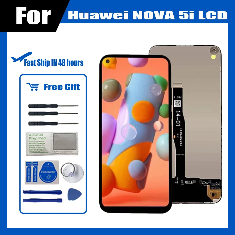 6.4'' For Huawei P20 Lite 2019 / Nova 5i GLK-LX1 GLK-LX2 GLK-LX3 LCD Display +Touch Screen Digitizer Assembly For P20Lite 2019
6.4'' For Huawei P20 Lite 2019 / Nova 5i GLK-LX1 GLK-LX2 GLK-LX3 LCD Display +Touch Screen Digitizer Assembly For P20Lite 2019