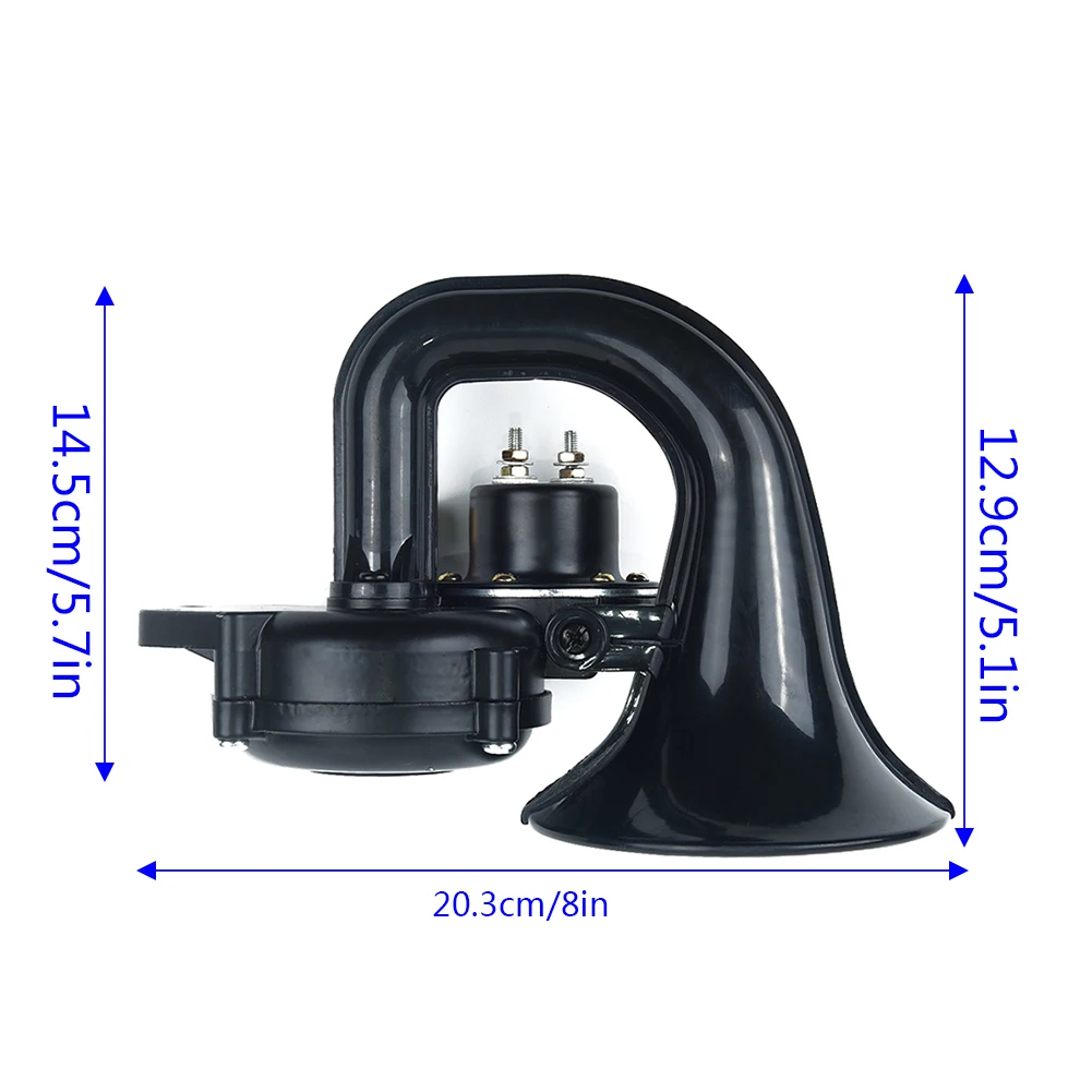 Parts Horn Accessories Electric Black Snail 12V/24V Loud 300DB For Car Motorcycle Truck Boat Durable Practical
Parts Horn Accessories Electric Black Snail 12V/24V Loud 300DB For Car Motorcycle Truck Boat Durable Practical