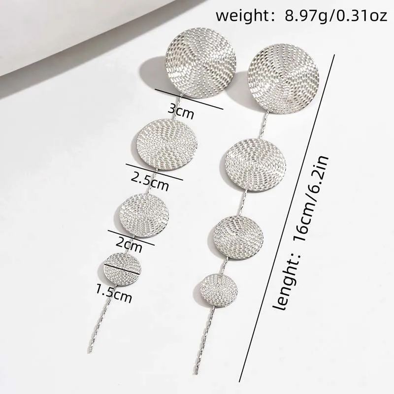 Fashion Gold Color Circular Pendant Earrings For Women Exaggerated Metal Long Tassel Round Geometric Earrings Jewelry Gifts 1 Mallzona S9fe10382a8e84102a7e65510da8297ed0 Fashion Gold Color Circular Pendant Earrings For Women Exaggerated Metal Long Tassel Round Geometric Earrings Jewelry Gifts Mallzona