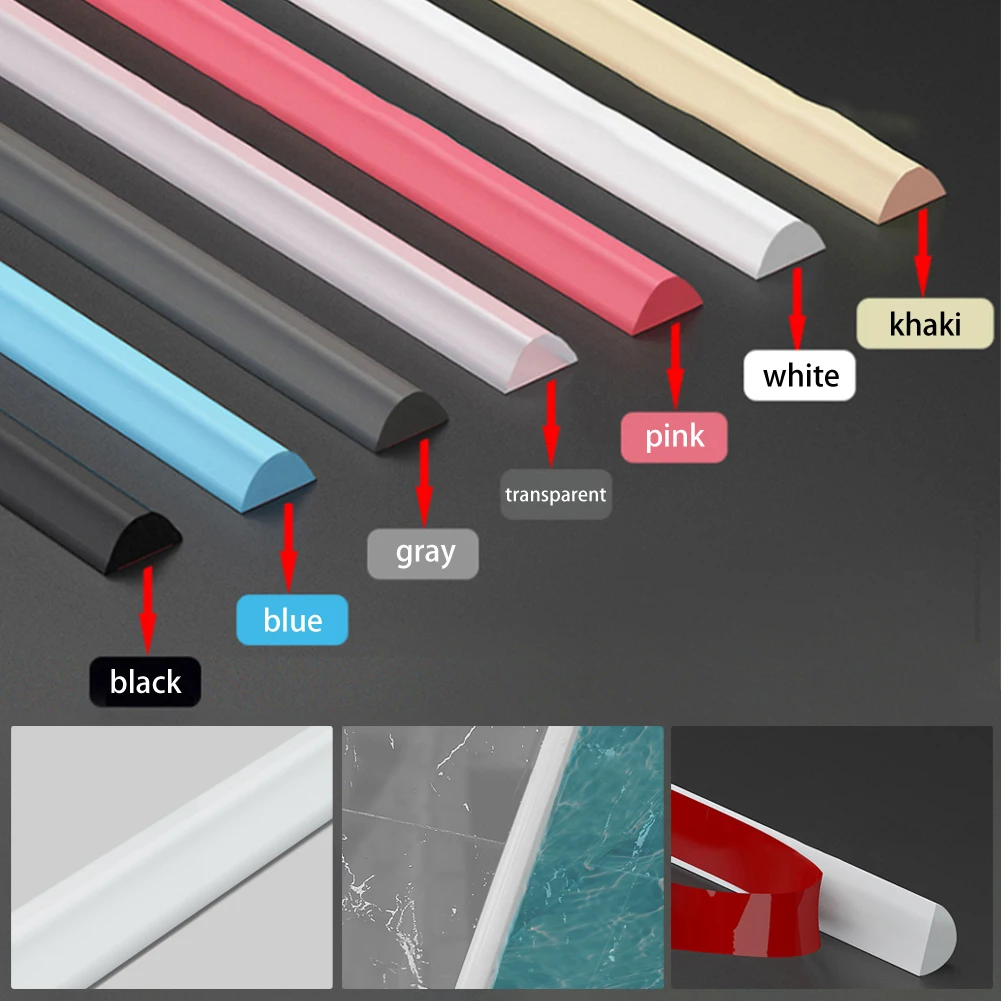 Bathroom Water Stopper Water Retaining Strip Bendable Bathroom Door Washing Machine Shower Threshold Water Shower Dam Barrier
Bathroom Water Stopper Water Retaining Strip Bendable Bathroom Door Washing Machine Shower Threshold Water Shower Dam Barrier