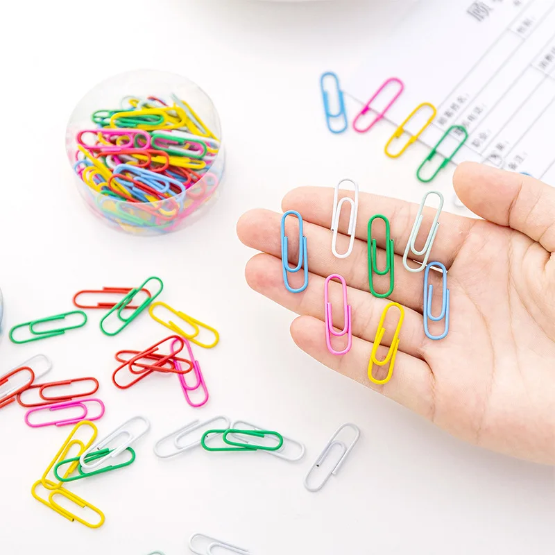 50Pcs/set 25mm Colorful Paper Clips Notes Classified Clips Metal Memo Clips Student Stationery School Office Binding Supplies
50Pcs/set 25mm Colorful Paper Clips Notes Classified Clips Metal Memo Clips Student Stationery School Office Binding Supplies