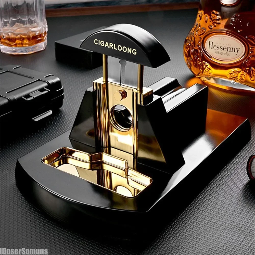

Luxury Table Cigar Cutter Stainless Steel Cigar Knife Cigar Scissor gift for Father Boyfriend Husband Smokers