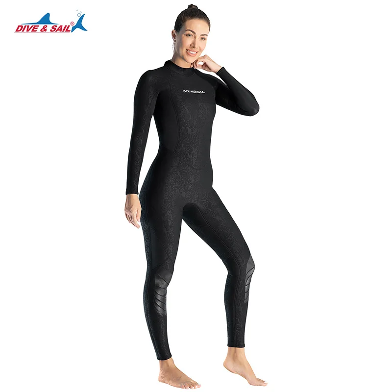 

Wetsuits for Men/Women, 3mm Neoprene Wet Suit Full Body Back Zipper Thermal Swimsuit Diving Snorkeling Surfing in Cold Water