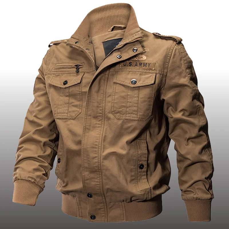 Men's Winter Multi Pocket Military Jacket Pure Cotton Casual Work Jacket Male Loose Special Forces Outwear Coats Plus Size 6XL
Men's Winter Multi Pocket Military Jacket Pure Cotton Casual Work Jacket Male Loose Special Forces Outwear Coats Plus Size 6XL