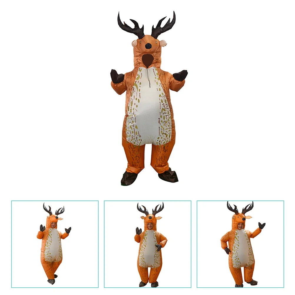 Elk Inflatable Suit Deer Clothing Party Fancy Dress Men Prom Suits Costume 190t Polyester Ornament Clothes Man Adult Costumes
Elk Inflatable Suit Deer Clothing Party Fancy Dress Men Prom Suits Costume 190t Polyester Ornament Clothes Man Adult Costumes