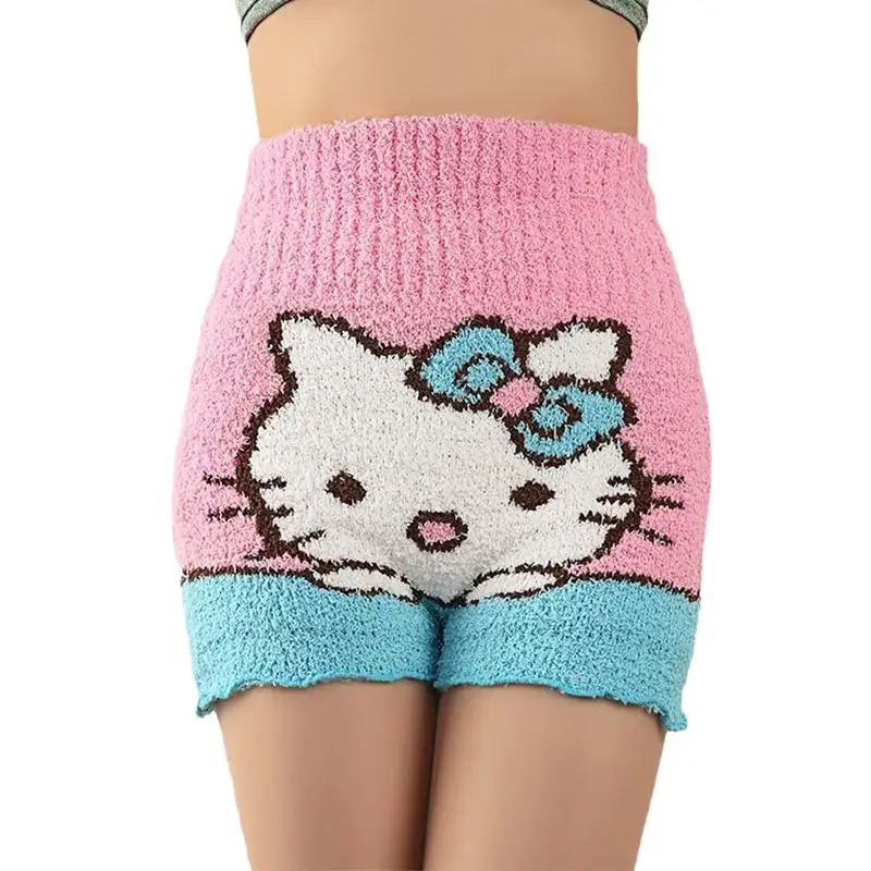 Sanrio, трикотажные двухслойные плюшевые теплые шорты с высокой талией для девушек и взрослых
Sanrio, трикотажные двухслойные плюшевые теплые шорты с высокой талией для девушек и взрослых