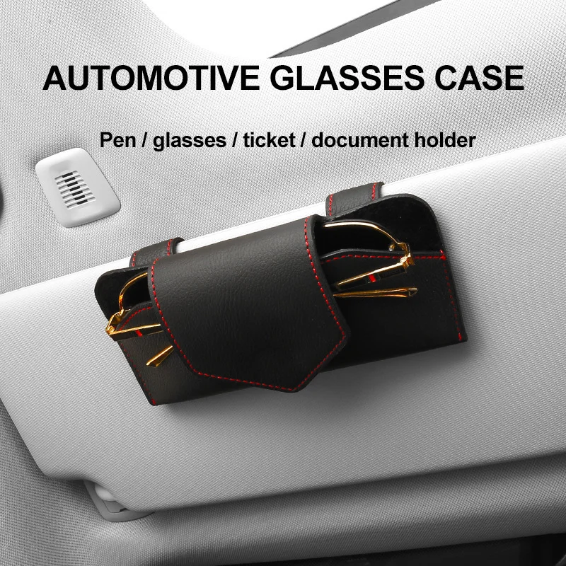 Car Glasses Case Auto Sun Visor Glasses Holder Sunglasses Clip Card Ticket Holder Universal Multi-Function Car Accessory Storage
Car Glasses Case Auto Sun Visor Glasses Holder Sunglasses Clip Card Ticket Holder Universal Multi-Function Car Accessory Storage