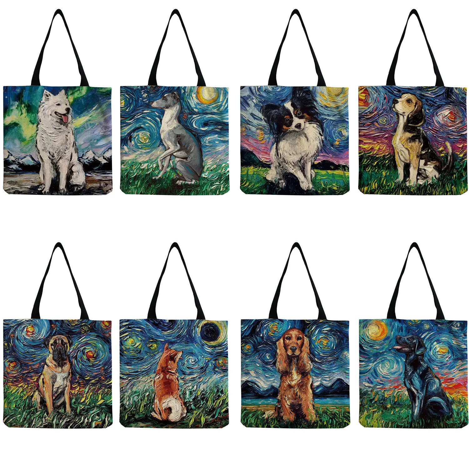 Сумка на плечо женская с принтом звёздного неба, большая Повседневная сумочка-тоут для покупок с ручками для отдыха на открытом воздухе
Сумка на плечо женская с принтом звёздного неба, большая Повседневная сумочка-тоут для покупок с ручками для отдыха на открытом воздухе